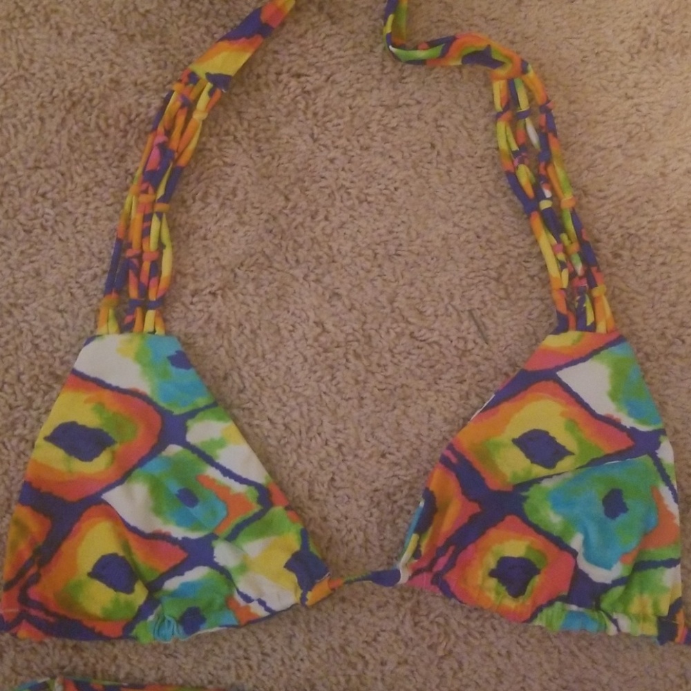 NWOT watercolor bikini
